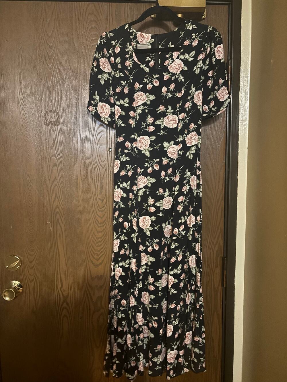 Vintage Laura Ashley 90’s Floral Fall Classy Office Work Professional Maxi Dress